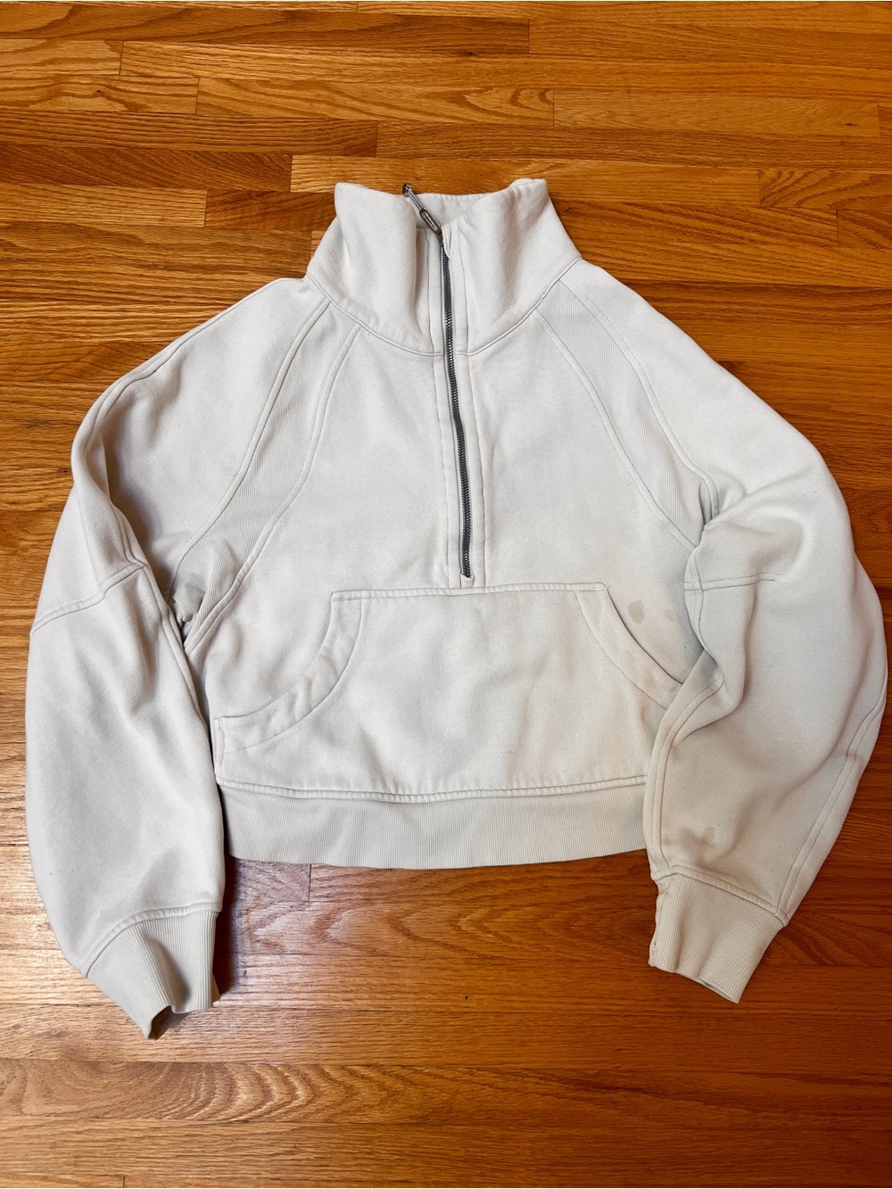 Lululemon Cropped Half-Zip Sweatshirt